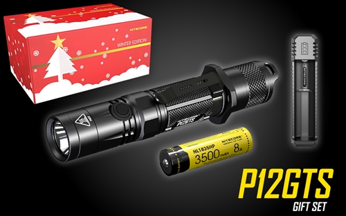NITECORE P12GTS 1800 Lumen LED Tactical Flashlight 